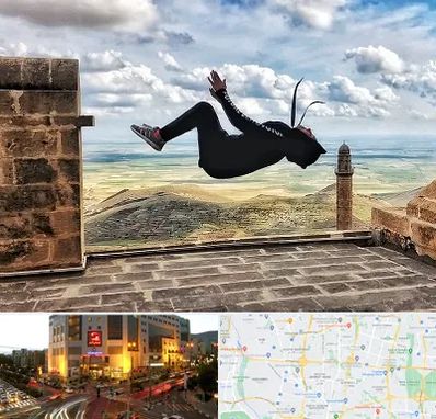 باشگاه پارکور بانوان در جنت آباد تهران 