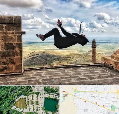 باشگاه پارکور بانوان در وکیل آباد مشهد