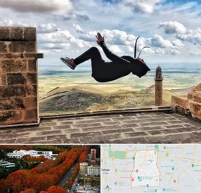 باشگاه پارکور بانوان در منطقه 6 تهران 