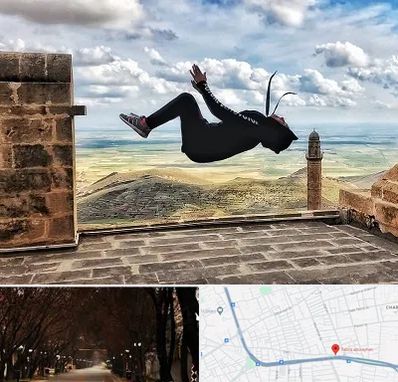 باشگاه پارکور بانوان در ابوریحان تبریز