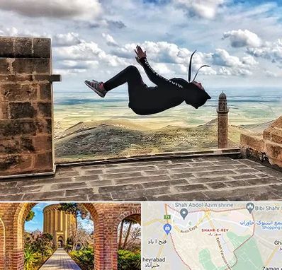 باشگاه پارکور بانوان در شهر ری