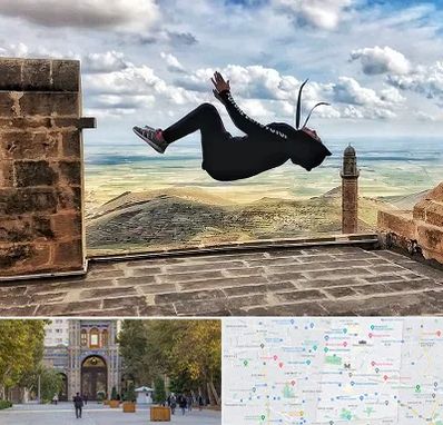 باشگاه پارکور بانوان در منطقه 12 تهران 