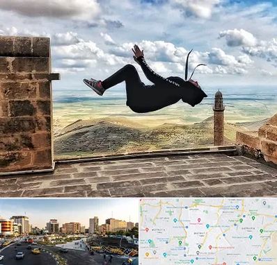 باشگاه پارکور بانوان در منطقه 7 تهران 