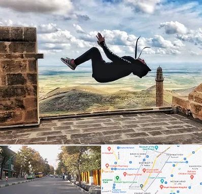 باشگاه پارکور بانوان در شریعتی 