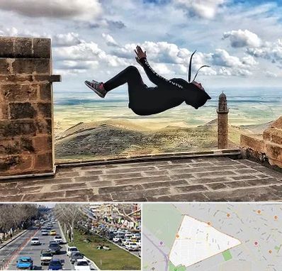 باشگاه پارکور بانوان در احمدآباد مشهد