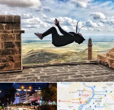 باشگاه پارکور بانوان در کیانپارس اهواز