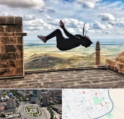 باشگاه پارکور بانوان در زرافشان اسلامشهر