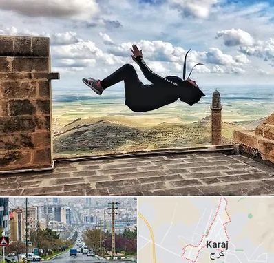 باشگاه پارکور بانوان در گوهردشت کرج 