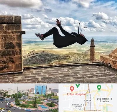 باشگاه پارکور بانوان در ونک 