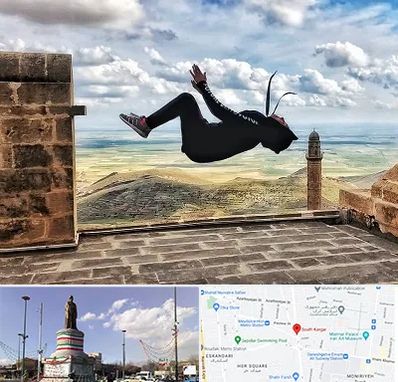 باشگاه پارکور بانوان در کارگر جنوبی 