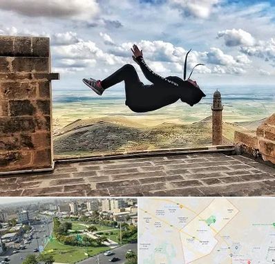 باشگاه پارکور بانوان در کمال شهر کرج