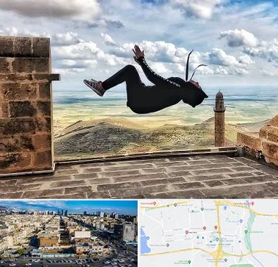 باشگاه پارکور بانوان در شهرک راه آهن