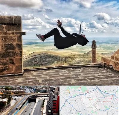 باشگاه پارکور بانوان در ستارخان شیراز