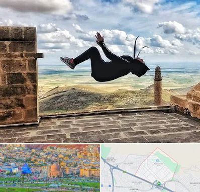 باشگاه پارکور بانوان در رشدیه تبریز