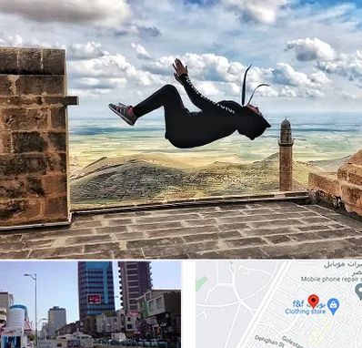 باشگاه پارکور بانوان در چهارراه طالقانی کرج