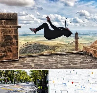 باشگاه پارکور بانوان در میرداماد 