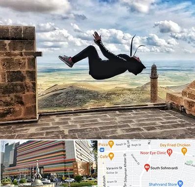 باشگاه پارکور بانوان در سهروردی 