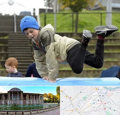 باشگاه پارکور کودکان در عفیف آباد شیراز