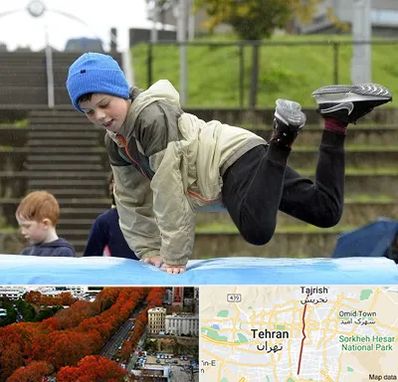 باشگاه پارکور کودکان در ولیعصر 