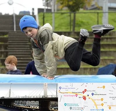 باشگاه پارکور کودکان در پارک وی 