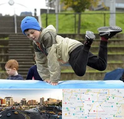 باشگاه پارکور کودکان در منطقه 7 تهران 