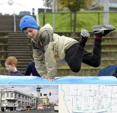 باشگاه پارکور کودکان در 17شهریور