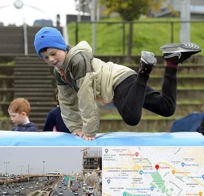 باشگاه پارکور کودکان در بلوار توس مشهد