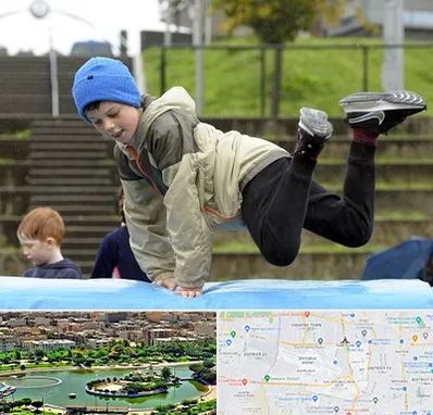 باشگاه پارکور کودکان در منطقه 9 تهران 