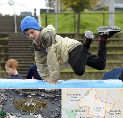 باشگاه پارکور کودکان در فردیس کرج 