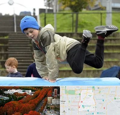 باشگاه پارکور کودکان در منطقه 6 تهران 