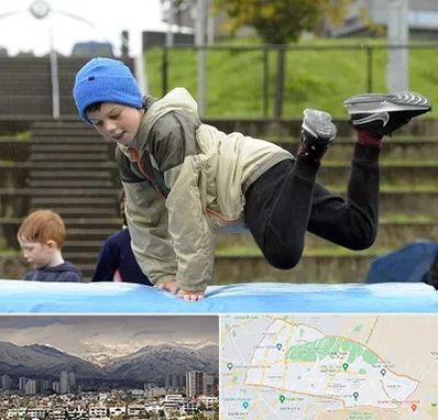 باشگاه پارکور کودکان در منطقه 4 تهران 