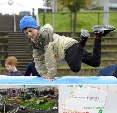 باشگاه پارکور کودکان در تهرانسر 