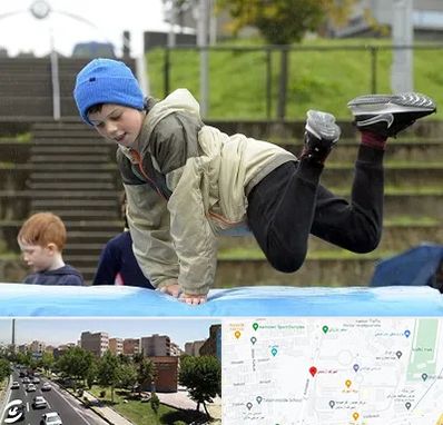 باشگاه پارکور کودکان در شهرک آزمایش 