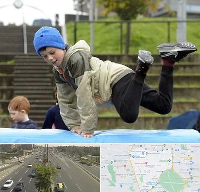 باشگاه پارکور کودکان در منطقه 17 تهران 