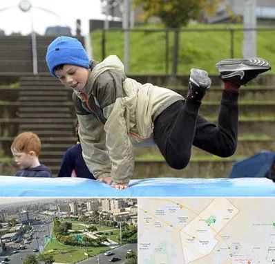 باشگاه پارکور کودکان در کمال شهر کرج