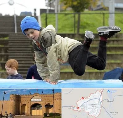 باشگاه پارکور کودکان در ایرانشهر