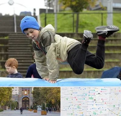 باشگاه پارکور کودکان در منطقه 12 تهران 