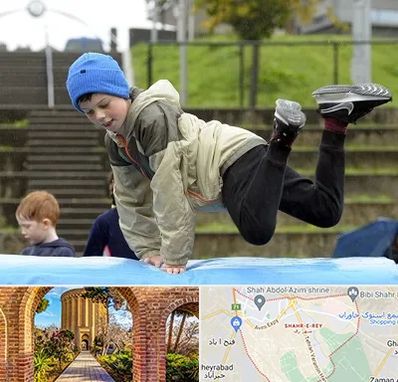 باشگاه پارکور کودکان در شهر ری