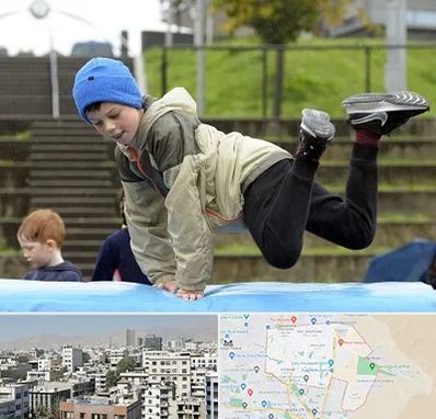 باشگاه پارکور کودکان در منطقه 14 تهران 