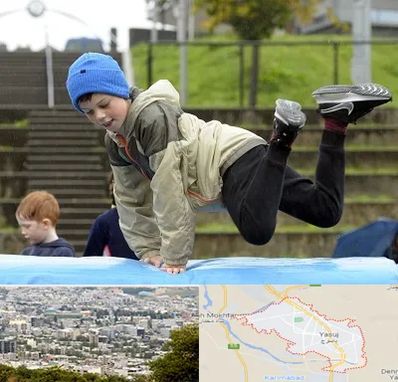 باشگاه پارکور کودکان در یاسوج