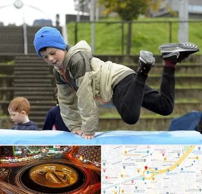 باشگاه پارکور کودکان در میدان ولیعصر 