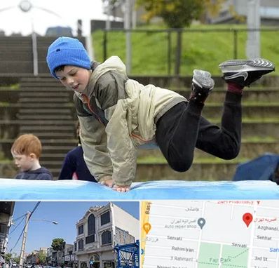 باشگاه پارکور کودکان در افسریه 