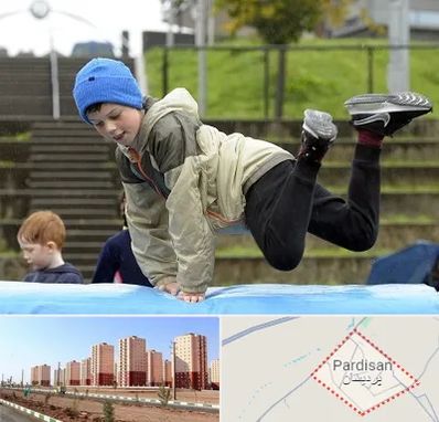 باشگاه پارکور کودکان در پردیسان قم