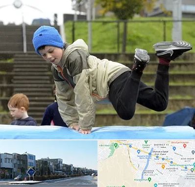 باشگاه پارکور کودکان در شریعتی مشهد