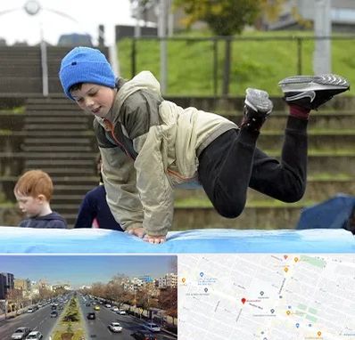 باشگاه پارکور کودکان در بلوار معلم مشهد