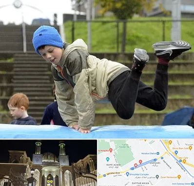 باشگاه پارکور کودکان در زرگری شیراز