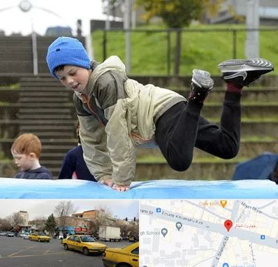 باشگاه پارکور کودکان در شهناز تبریز