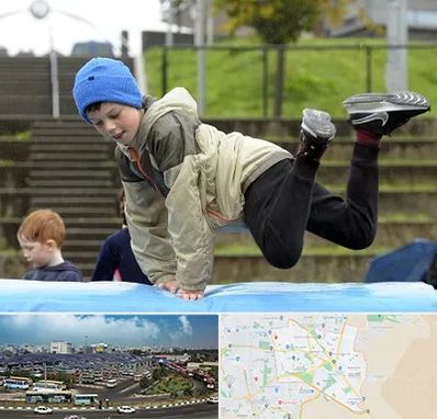 باشگاه پارکور کودکان در منطقه 15 تهران 