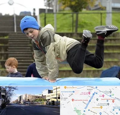 باشگاه پارکور کودکان در خیابان ملاصدرا شیراز