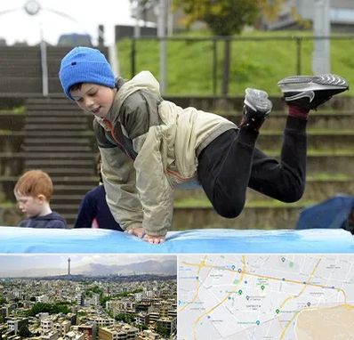 باشگاه پارکور کودکان در منطقه 8 تهران 